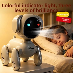 Mini-ventilateur portable de style <span class=keywords><strong>robot</strong></span> chien, 3 vitesses, rechargeable par USB, ventilateur personnel, logo personnalisé, OEM, cadeau d'extérieur - Product Image 4