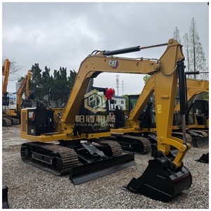 Nouvelle mini-excavatrice CAT 307 2026 de 7 tonnes, excavatrice hydraulique compacte à turbine C2.4 pour la construction - Product Image 1
