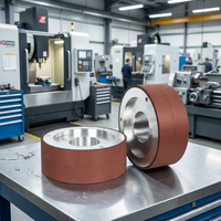 Disques abrasifs diamantés à liaison résine Wu Feng OEM/ODM, meules sans centre pour l'ébavurage de l'aluminium, applications polyvalentes de meulage