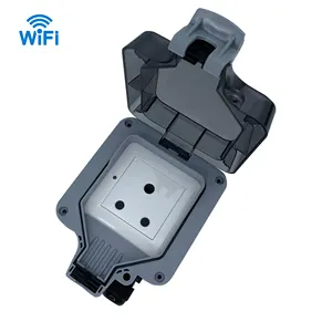 SA智能Wifi ble Zigbee IP66 16A单外部开关插座室外防水插座带定时器