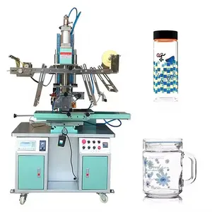 Máquina de impressão por transferência de calor da marca Decai para garrafa de água de vidro plástico
