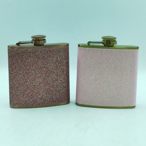 6 oz Long Lanh Bling Thép Không Gỉ <span class=keywords><strong>Hip</strong></span> <span class=keywords><strong>Flask</strong></span> Với Biểu Tượng Tùy Chỉnh - Product Image 1