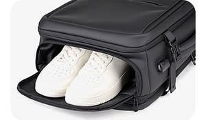 กระเป๋าเป้ธุรกิจ ช่องเสียบ USB สำหรับชาร์จไฟ กระเป๋าเป้เดินทางแบบขยายได้ กันน้ำ ความจุขนาดใหญ่ กระเป๋าใส่แล็ปท็อปสำหรับเดินทาง - Product Image 4