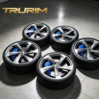 Jantes en acier Trurim tout-terrain 4x4 16x8 17x9 pouces 6x139.7 pour Toyota 4Runner Jeep Wrangler Ford Bronco Ranger avec anneaux de blocage