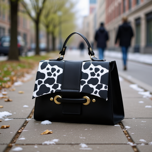 Bolso Bandolera para Mujer Fana, Estilo Amparo Vaca, Asa Única, Cuero PU, Cierre con Cremallera RFID, Diseño de Caramelo para Primavera/Invierno - Product Image 2