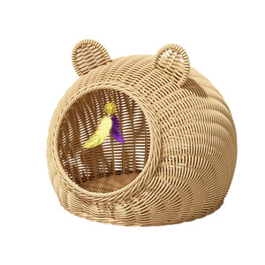 Cama redonda y transpirable para gatos Qi'o, cama semicerrada para gatos, para uso en las cuatro estaciones - Product Image 5
