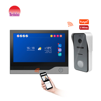 Morning Tech Interphone intelligent 7 pouces avec écran couleur - Contrôle d'accès vidéo Tuya TCP, interphone bidirectionnel, panneau d'appel uniquement, prix