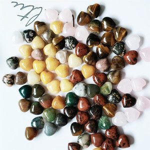 <strong>Fat</strong> New Style Wholesale Natural <strong>Pink</strong> Rose Quartz Crystal Stone Carved Heart Chakra Healing Heart Gemstone - Product Image 3