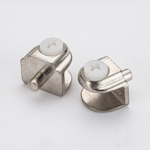 Heavy Duty Metal <b>Bracket</b> Glass Clip Holder 90 Degree Spigot Wood Furniture Glass Clamp Shelf Support Connectors Shelf Supports - Product Image 4