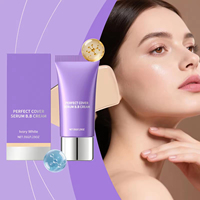 Serum BB Cream Penutup Sempurna Laris Manis Grosir untuk Anti-Penuaan, Peremajaan Kulit, Alas Bedak Alami, Pelembab Berwarna