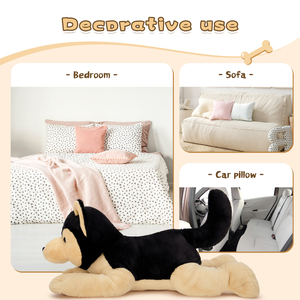Coussin en peluche Berger allemand de haute qualité, idéal pour les fêtes d'anniversaire, les câlins avant le sommeil et comme jouet d'aide au sommeil pour bébé - Product Image 3