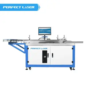 Perfect Laser-Boxes botón Regla de acero Die Auto Blade Bending Machine 1500W fibra die Board máquina de corte por láser