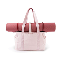 Sac fourre-tout pour femmes avec fermeture éclair, fourre-tout de gymnastique avec compartiments, sac de travail pour ordinateur portable infirmière danse sac de yoga pour le sport