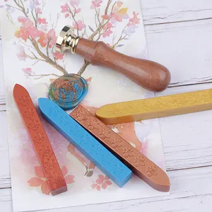 Traditional Wax Sealing Sticks Wick Letters Stamp Seal Melting Candle Envelope DIY Craft Gift Wholesale