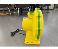 Ventilateur électrique commercial de haute qualité à faible bruit de 1100 W, vente chaude, jaune PE, installation facile, château gonflable d'intérieur