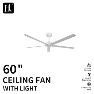 5-blade <b>ceiling</b> <b>fan</b> matte white aluminum body DC motor silent <b>remote</b> control suitable for living room, bedroom, children's room - Product Image 2