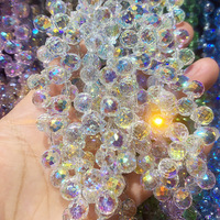 Perles de cristal Offre Spéciale en vrac de haute qualité 10mm gouttes d'eau perles de verre fraise pour la fabrication de bracelets
