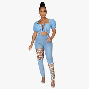 Jean taille haute sexy pour femme – Nouvelle collection à succès - Product Image 6