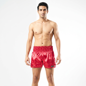 Loose Fit Elastic Waist Customized Plus Size Men Muay Thai Shorts High Quality Boxing Fight Custom Print Muay Thai Shorts - Product Image 1