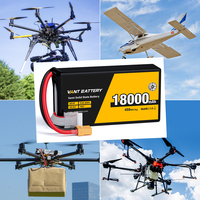 Batterie de drone UAV semi-solide sans anode VANT 8S1P 29,6V 18000mAh 10C 450Wh/kg, densité énergétique ultra-élevée, connecteur XT90-S