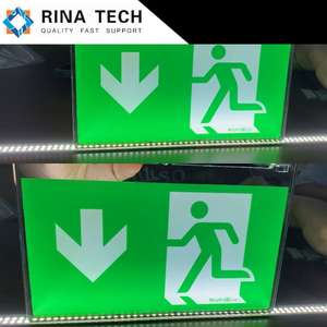 Plaque guide-lumière ignifuge V0 Rina Tech pour signalisation d'issue d'urgence en cas d'incendie - Product Image 3