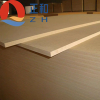 Fabricant chinois fournit des panneaux MDF de haute qualité, placage bois, E0 sans formaldéhyde, prix compétitif pour les cadres de meubles d'hôtel