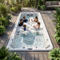 Baignoire de massage et de nage de luxe pour 8 à 12 personnes, fabriquée en Chine, prix de gros bas