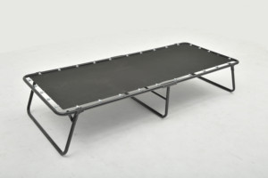 Cadre de lit plateforme en métal réglable pleine taille Z-11 ENKE avec rangement pour matelas, idéal pour appartement, chambre à coucher moderne, pliable, fabriqué au Vietnam - Product Image 4
