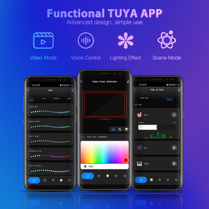 Daybetter RGBIC 55-65 pulgadas, sincronización con detección de movimiento, aplicación Tuya Wifi, control por voz de Google Alexa, tira de retroiluminación de inmersión con cámara - Product Image 6
