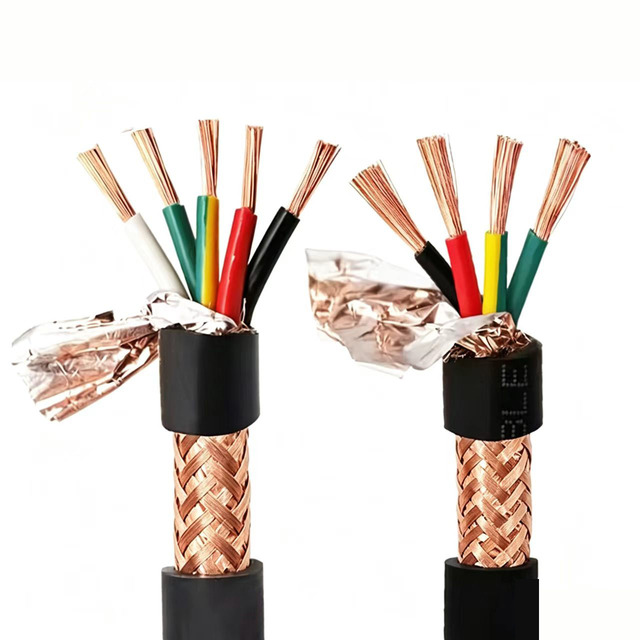 Professional ISO9001 Approved CE Certified Multi Core Flexible Copper Braid Signal Transmission Shielded Control Cable