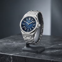 Montre de Plongée Mécanique de Luxe pour Homme en Acier Inoxydable Importé, Étanche 30 bars, Cadran en Verre, Design Sportif avec Aiguille Répétiteur, Carnival
