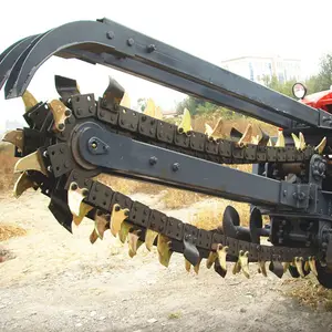 2022 Hot sale China Made tractor trenchers with double chain trench Of New Structure