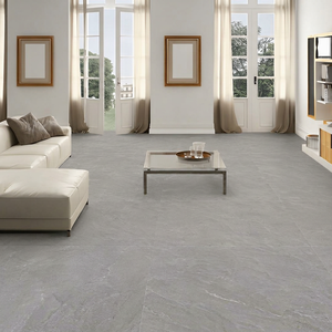 กระเบื้องปูพื้นพอร์ซเลนผิวด้าน ขนาด 600x1200 มม. ลายหินธรรมชาติ กันลื่น ดีไซน์ทันสมัย สำหรับใช้ในคลังสินค้าและห้องครัว - Product Image 1