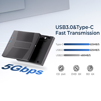 Externe USB 3.0 Blu-ray drive BD-R BD-ROM CD/DVD RW 3D Blu-ray brander/opschrijver voor laptop, computer, pc optische drive