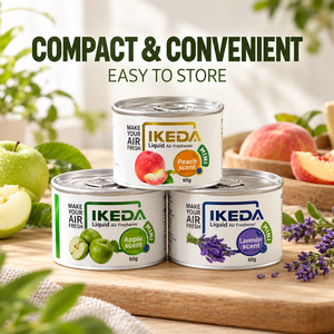 60g Canned Liquid Air Freshener for Car Home and Office IKEDA <b>Mini</b> Aroma Freshener with 12 Fragrance Options - Product Image 5