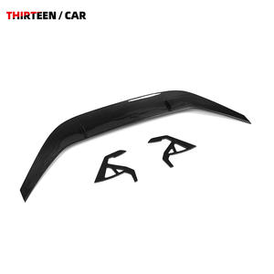 สปอยเลอร์หลังคาร์บอนไฟเบอร์แบบแห้ง รุ่น AD V1 สไตล์ Swan Neck สำหรับรถยนต์ BMW G80 M3 G82 M4 Competition ปี 2021+ พร้อม Splitter ปีกหลัง - Product Image 3