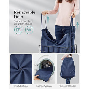 JY <span class=keywords><strong>cesto</strong></span> della biancheria con asse <span class=keywords><strong>da</strong></span> stiro nero Sorter a parete sporco <span class=keywords><strong>cesto</strong></span> della biancheria <span class=keywords><strong>da</strong></span> bucato viola - Product Image 6