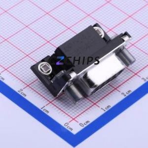 5747844-5 D-Sub/VGA Connector Bent Lead Through Hole Connector Female 9P Right Angle Insert 2 - Product Image 1