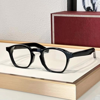Lunettes de haute qualité avec monture noire, monture de lunettes de luxe tendance, taille 44-25-145