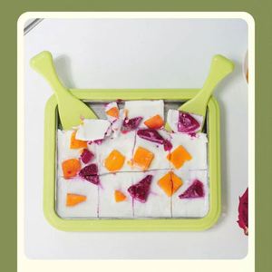 Multifunctional Cold Sweet Food Plate Yogurt and Ice Cream Maker with 2 Scrapers Rolled Yogurt Plate and Ice Cream Tools - Product Image 1