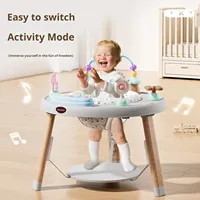 Chaise sauteuse multifonctionnelle en plastique pour bébé, table d'apprentissage, siège musical d'éveil, balançoire pour enfants