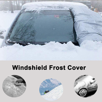 Logo personnalisé et taille universelle pare-soleil de voiture couverture de neige imperméable pliable pare-brise de voiture pour la neige gel protection solaire