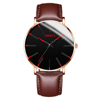 Mode vente chaude Senior Business Simple polyvalent coloré pointeur bracelet en métal montre à Quartz pour hommes en gros