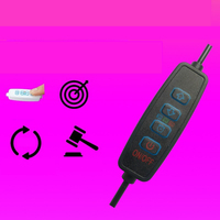 Câble de commutateur de minuterie avec variateur de luminosité USB à intensité variable et fonction de minuterie à cycle 24 heures