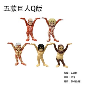 ฟิกเกอร์ไททันรุ่น Q ขนาดใหญ่จาก <span class=keywords><strong>Attack</strong></span> <span class=keywords><strong>on</strong></span> <span class=keywords><strong>Titan</strong></span> <span class=keywords><strong>5</strong></span> ทำจาก PVC สำหรับตกแต่งโต๊ะทำงาน ของสะสมอนิเมะ - Product Image 6