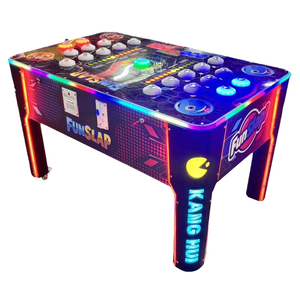 Jeu d'arcade à monnayeur avec lumières LED de luxe, jeu de claquettes amusant Naughty Beans, défi de vitesse pour enfants et récompense par tickets - Product Image 3
