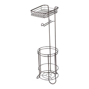 Modern Eco-Friendly Free Standing Iron Tissue <b>Holder</b> Storage Rack for Apartment & Hotel - Product Image 4