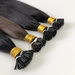 Ruso Remy i tip extensión del cabello queratina cutícula del cabello alineado doble dibujado i tip extensiones de cabello humano - Product Image 4