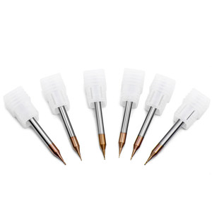 Fraise à double dent professionnelle robuste 0,2-0,9 mm pour usinage en pente, personnalisable OEM pour métaux - Product Image 2