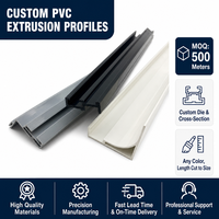 Profils en plastique extrudé personnalisés, fabriqués en PVC de haute qualité, avec connecteurs en PVC